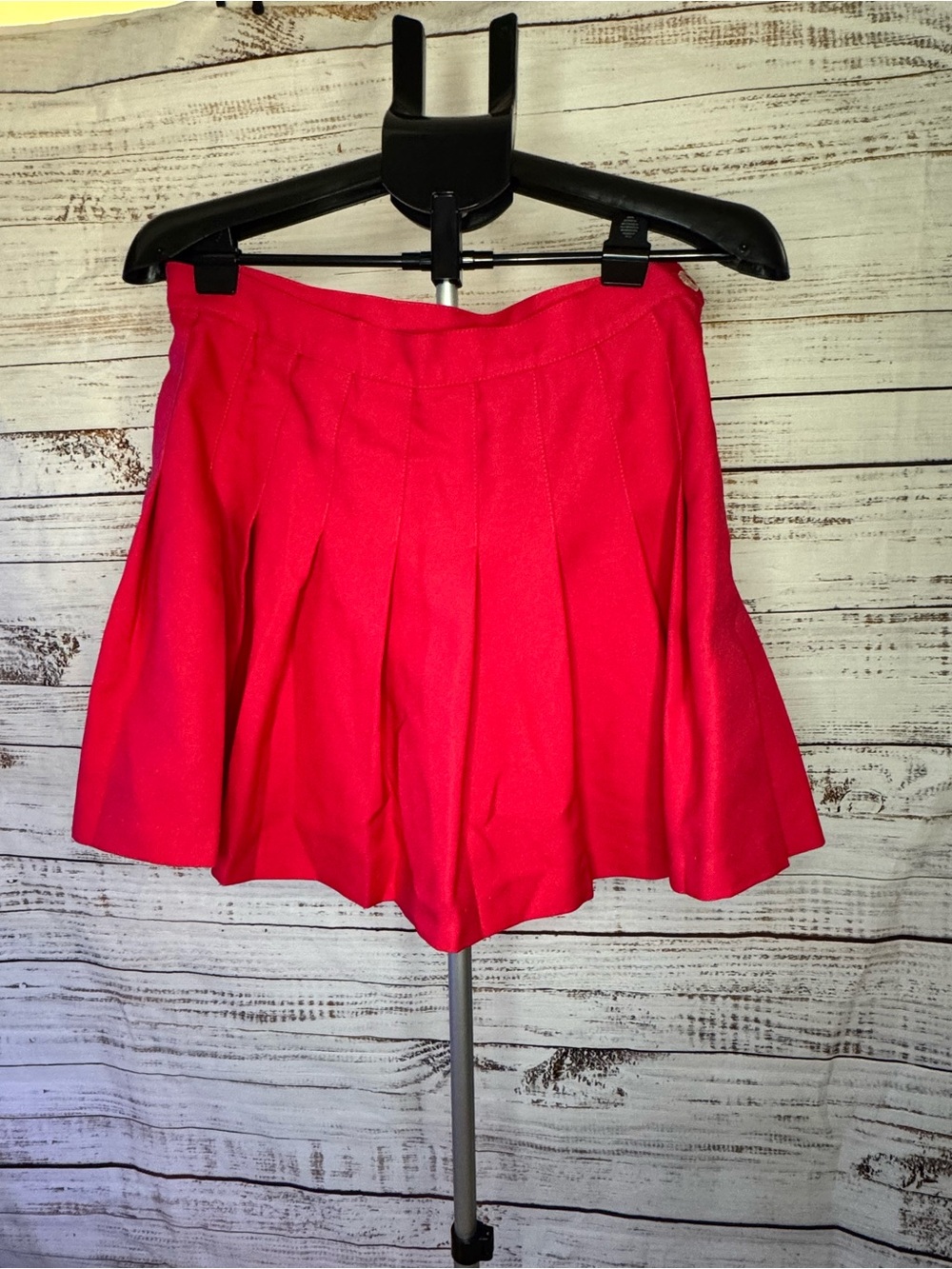 Los Angeles Apparel XL Hot Pink Pleated Mini Skirt